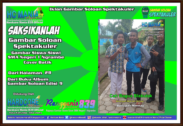 Iklan Gambar Soloan Spektakuler - Gambar Siswa-Siswi SMA Negeri 1 Ngrambe Cover Batik 28-9