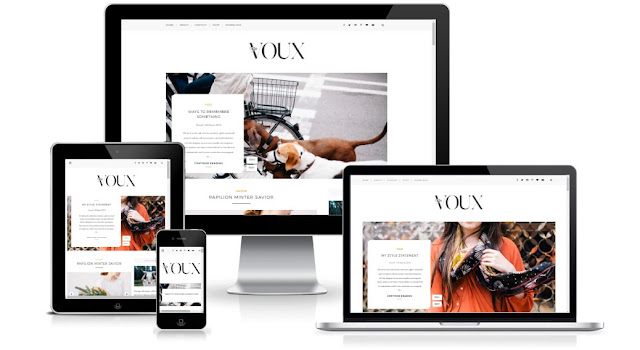 Voux blogger template