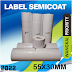 Label Barcode Semicoated 55X30