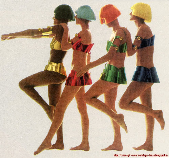 André Courrèges bikinis - 1969 60s 1960