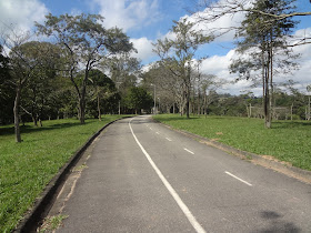 Pista e ciclovia no Parque do Carmo em São Paulo