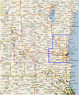 Map-Milwaukee, WI-Metro