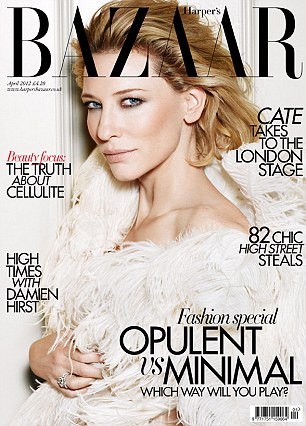 Cate Blanchett Covers UK Harpers Bazaar