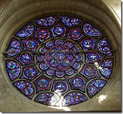 rose window blue