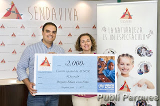 Sendaviva ha donado 2.000€ a ACNUR