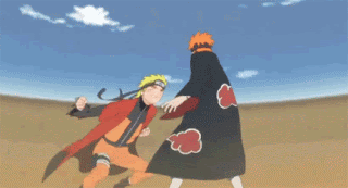 Gambar Animasi Bergerak Naruto Vs Pain Gifs