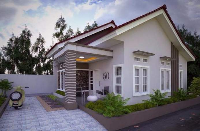 77 Motif Batu Alam Untuk Tiang Teras Rumah Minimalis 