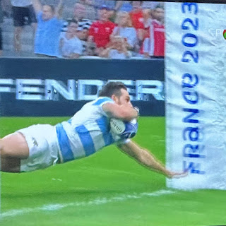 Argentine score a try at RWC 2023