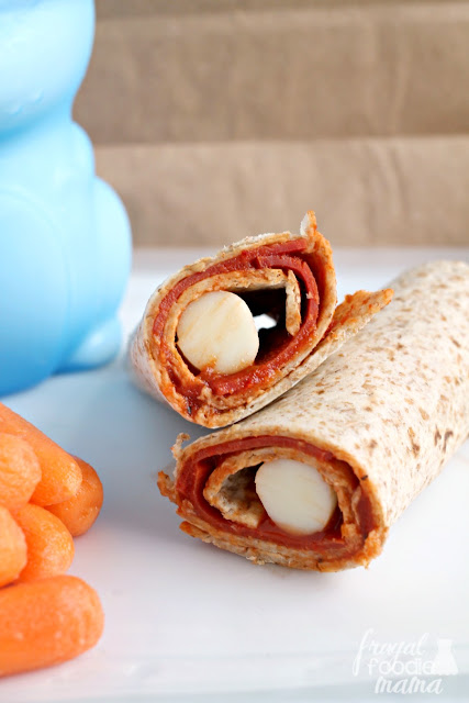 These quick & tasty Lunchbox Pizza Rollups are not only kid approved, but they also get the mom seal of approval for being healthy & filling too.