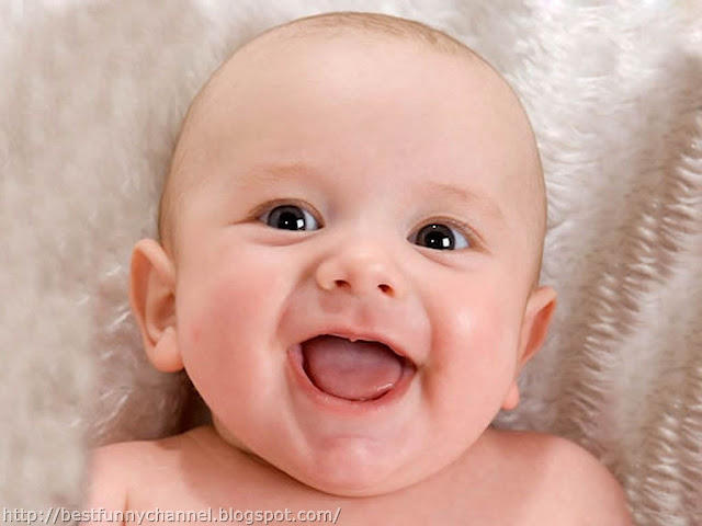 Laughing baby