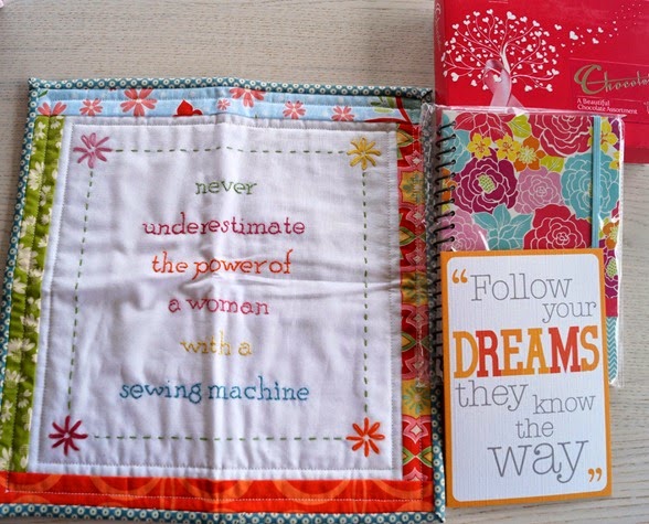 Stitched Swap Mini Quilt Stitched Swap Mini Quilt