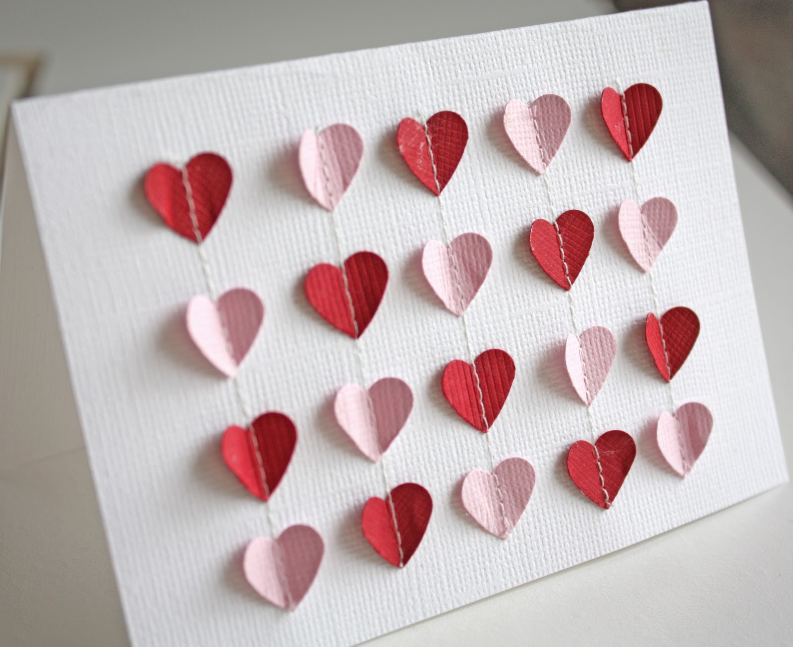 Beautiful 40 Heart Diy Card