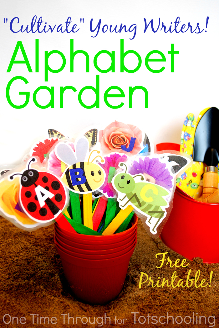 Playful Alphabet Garden With Free Printable Totschooling Toddler Preschool Kindergarten