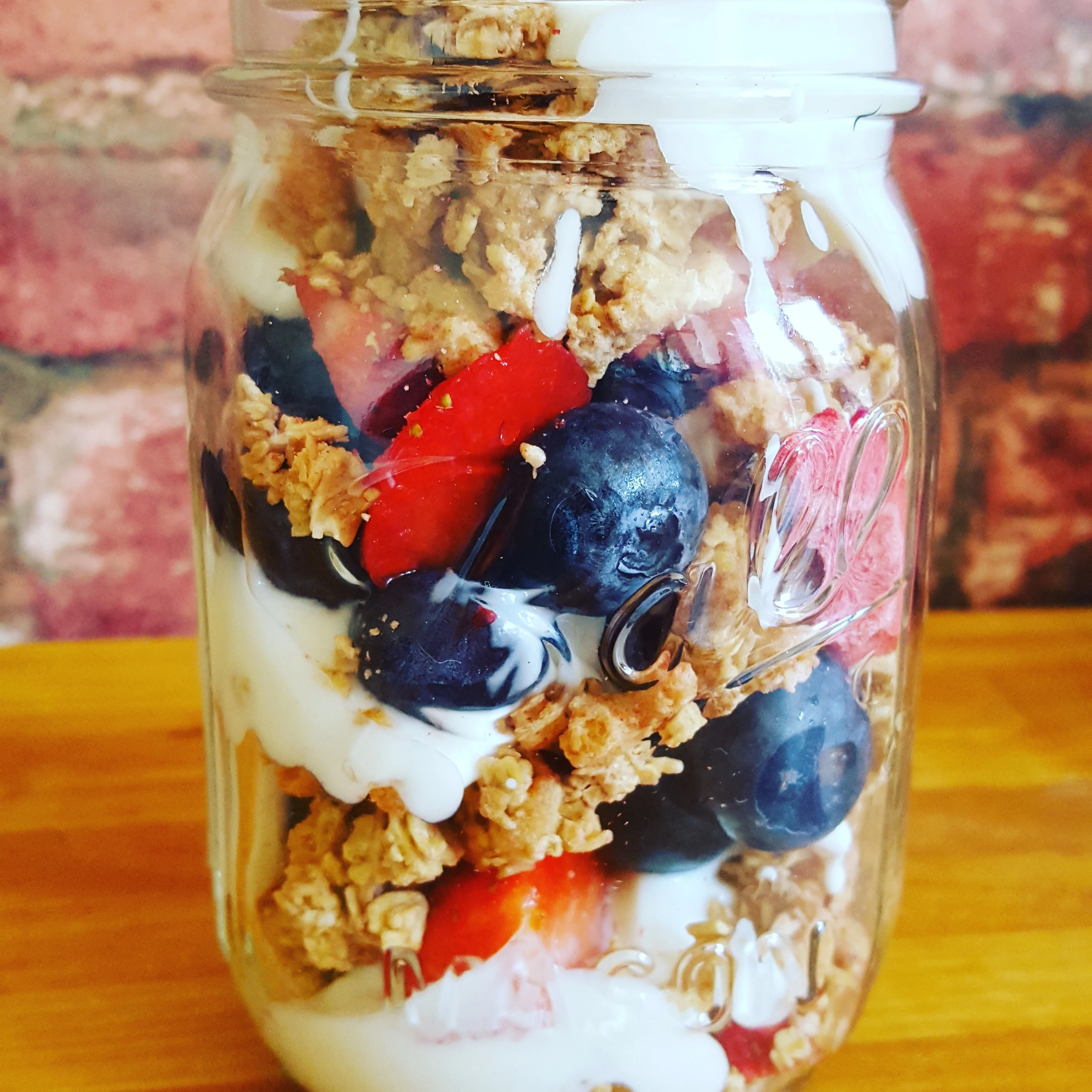 Granola, Berries And Yogurt Parfaits