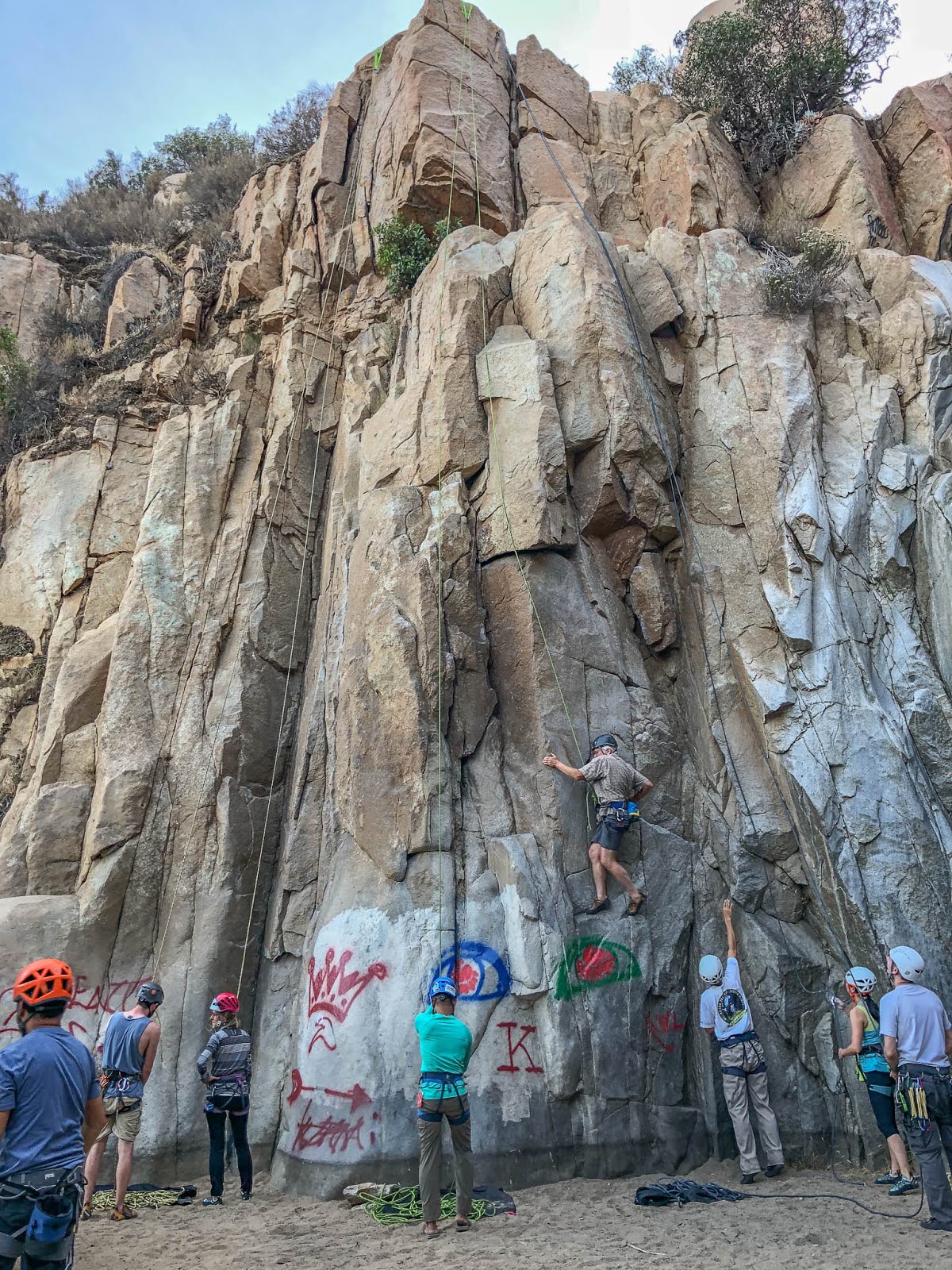 Ortega Falls Rock Climbing After Work In Orange County First Church Of The Masochist