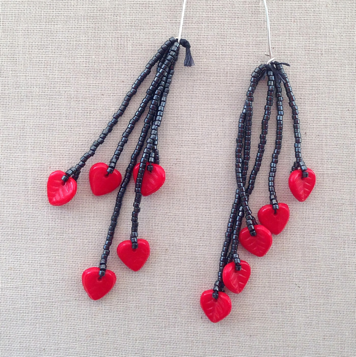 Free DIY Project - tassel beaded earrings: Lisa Yang's Jewelry Blog