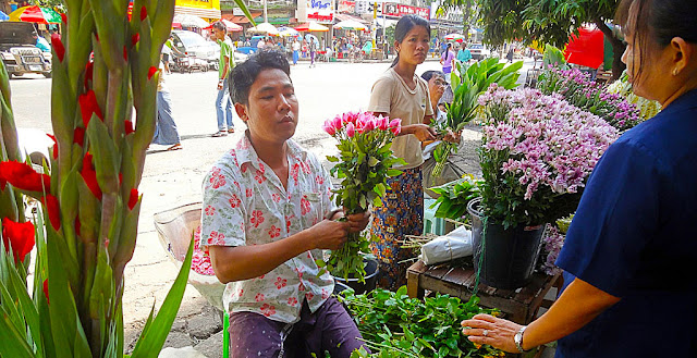 Myanmar Flower Market