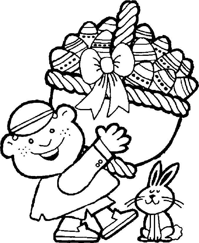 easter coloring pages august 2010
