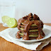 Carob & Zesty Lime Pancakes with a Chocolate Sauce