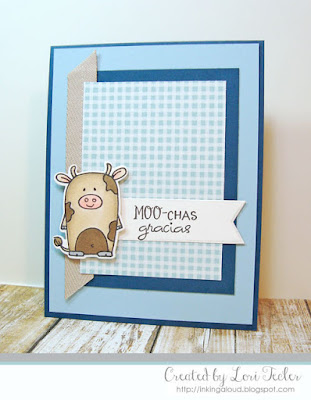 Moo-chas Gracias card-designed by Lori Tecler/Inking Aloud-stamps from Taylored Expressions