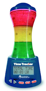 Time Tracker timing device with coloured lights