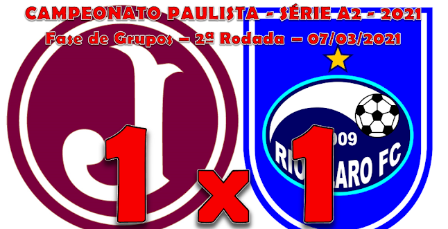 JUVENTUS 1 x 1 Rio Claro (Campeonato Paulista Série A2 - Fase de Grupos - 2ª Rodada)