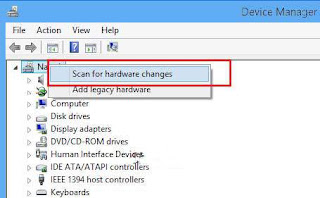 device manager scan hardware