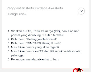 Cara mengganti kartu telkomsel yang hilang atau rusak