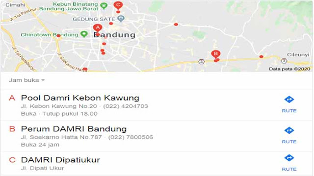 Damri Bandung : Harga Tiket, Jam Operasional, Pool & No Telp