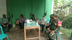 Aparat Gabungan Jaga Zona Merah Di Kecamatan Gumelar Banyumas