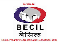 BECIL Programme Coordinator Recruitment