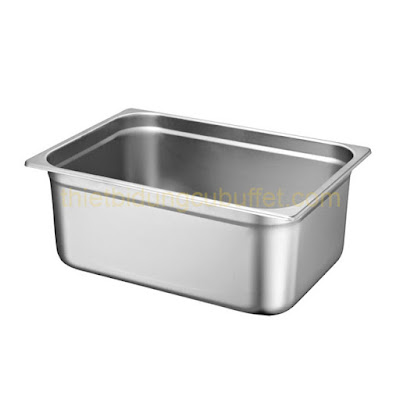 Khay inox chữ nhật sâu 200