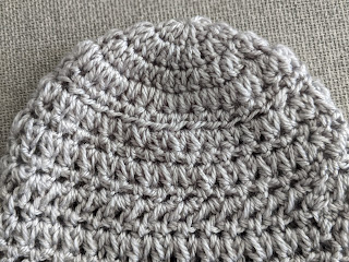 Detail of Crown of Easy Reversible Beanie