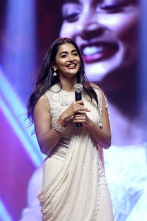 Actress Pooja Hegde Stills At Valmiki Movie Pre Release Event 