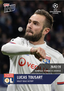 Topps NOW UEFA Champions League 2019-2020 Olympique Lyonnais Set