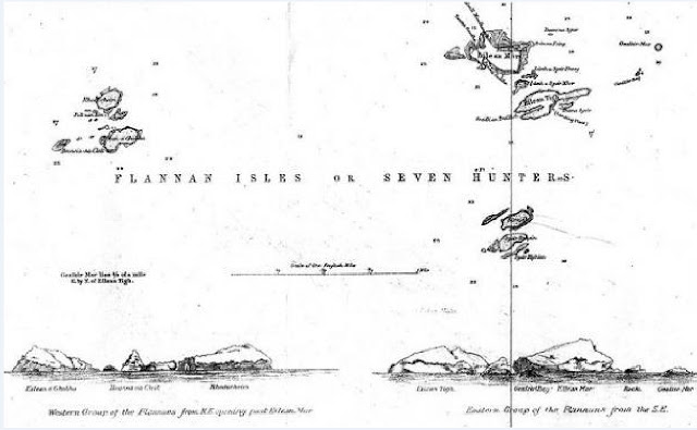 Карта островов Фланнан 1898 года