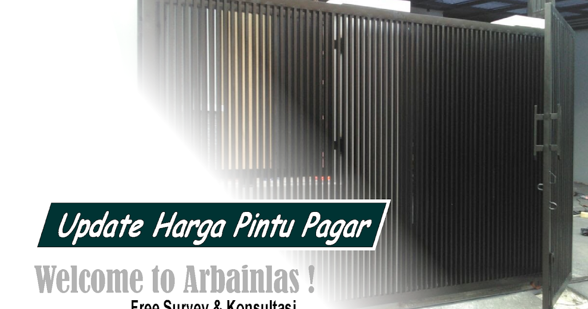  Harga  Pintu  Pagar  Per  meter  Update Terbaru Bengkel las 