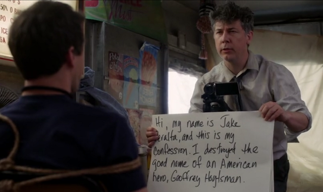 Hoytsman and Peralta in "Brooklyn 99" s02e19