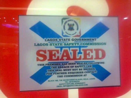 LASG Seals Shoprite at Ikeja Shopping Mall