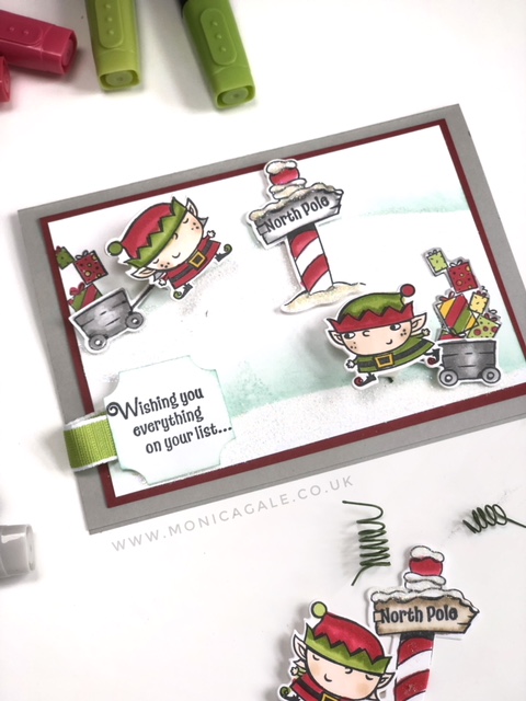 #stampinup, #signsofsanta #diywobblesprings