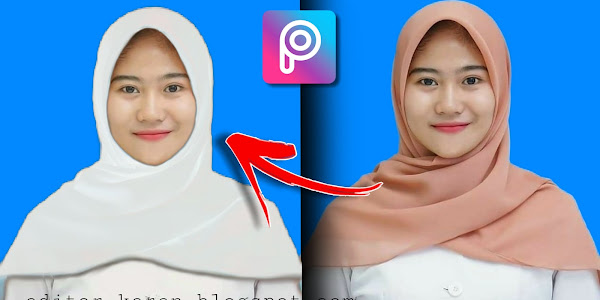 Cara Mengubah Warna Kerudung Menjadi Putih di PicsArt