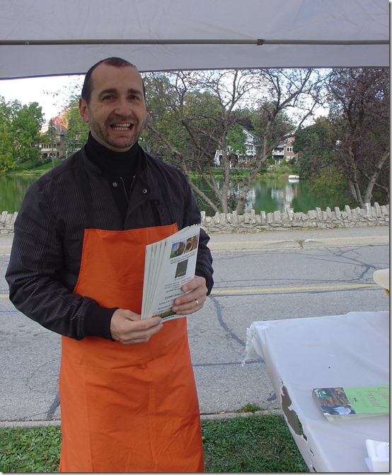 Helping out at Savour Stratford