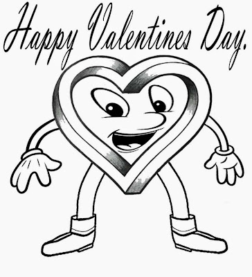 Beautiful picture Happy Valentines day free coloring love heart printables for teens artwork lessons
