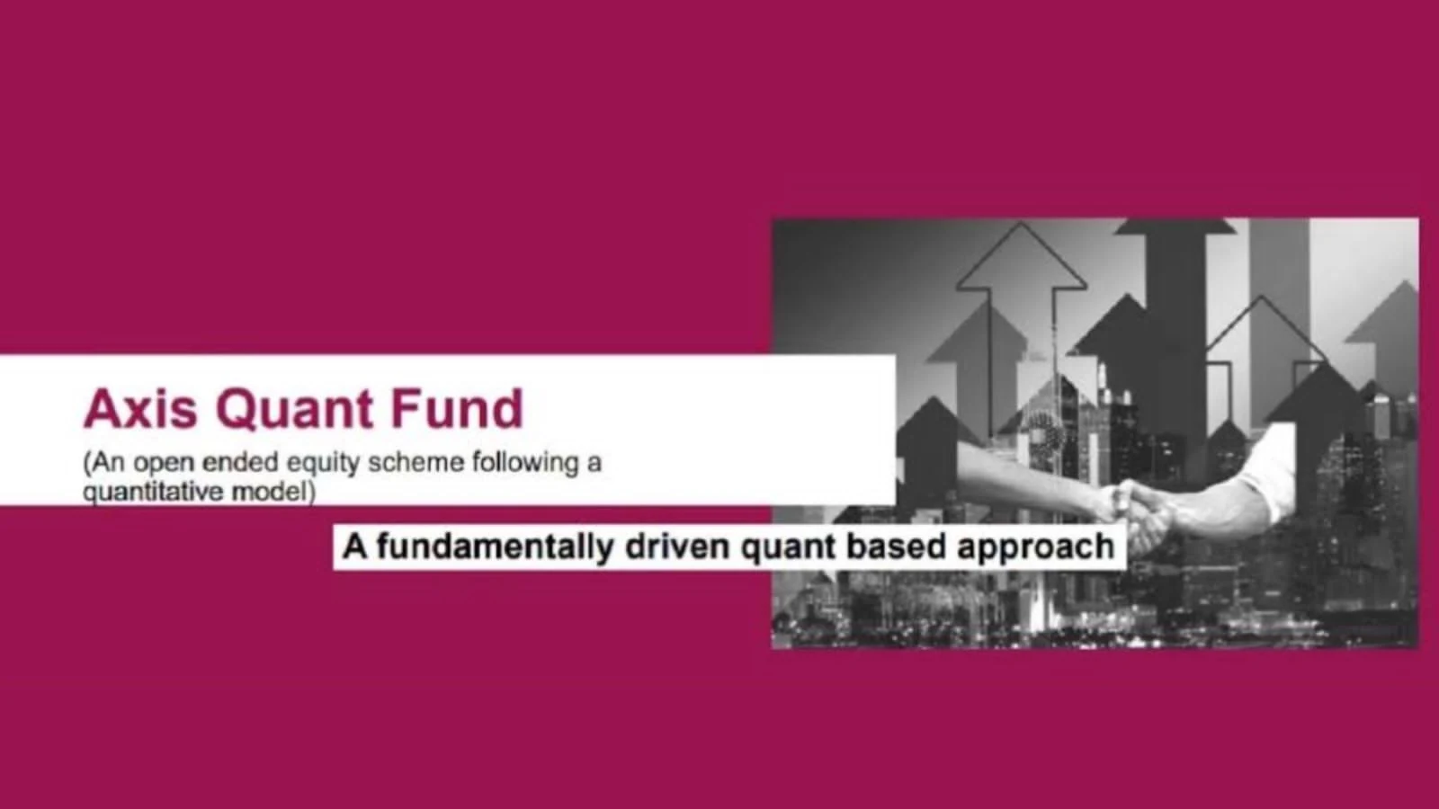 Axis Quant Fund: Embracing the Future of Algorithm-Based Investing*