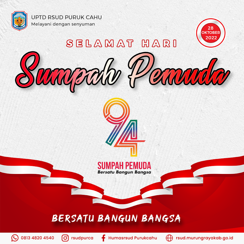 Selamat Hari Sumpah Pemuda Ke-94