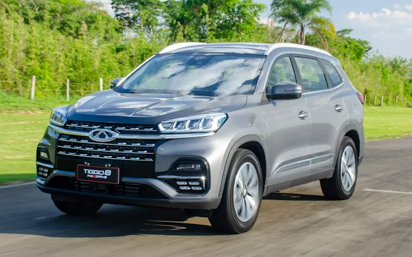 Caoa Chery Tiggo 8 tem redução de R$ 10 mil no preço, e parte de R$ 199.990