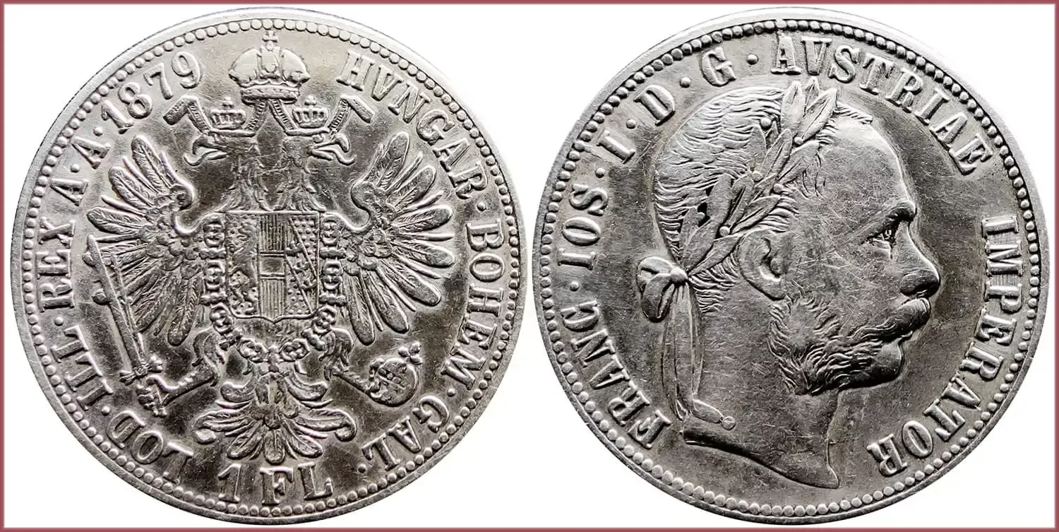 1 florin, 1879: Austro-Hungarian Empire