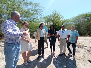 Gobernadora Genara G. Marmolejos encabeza comisión visito las “Aguas Termales de Canoa” los cuales tienen contemplado aplicar el desarrollo turístico .