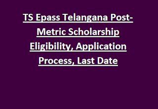 Telangana Post-Metric Scholarship 2024 Eligibility, Application Process, Last Date 31-01-2024