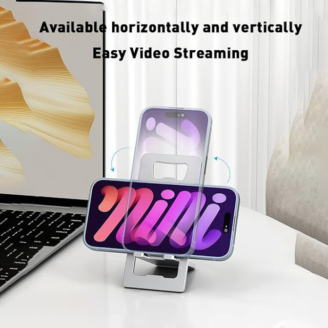 Aluminum Alloy Adjustable Foldable Desktop Cellphone: Design & Features